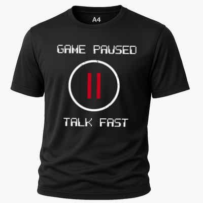 Game Paused Talk Fast Funny Performance Shirt