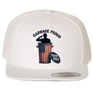 Garbage Proud To Be Garbage Vote Trump Supporters Wool Snapback Cap