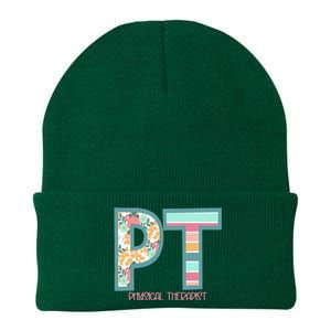 Groovy Physical Therapy PT Physical Therapist Back To School Knit Cap Winter Beanie