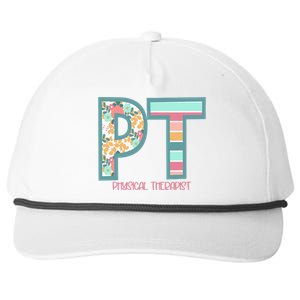 Groovy Physical Therapy PT Physical Therapist Back To School Snapback Five-Panel Rope Hat