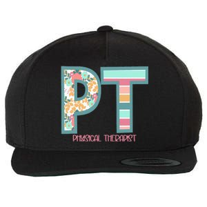 Groovy Physical Therapy PT Physical Therapist Back To School Wool Snapback Cap