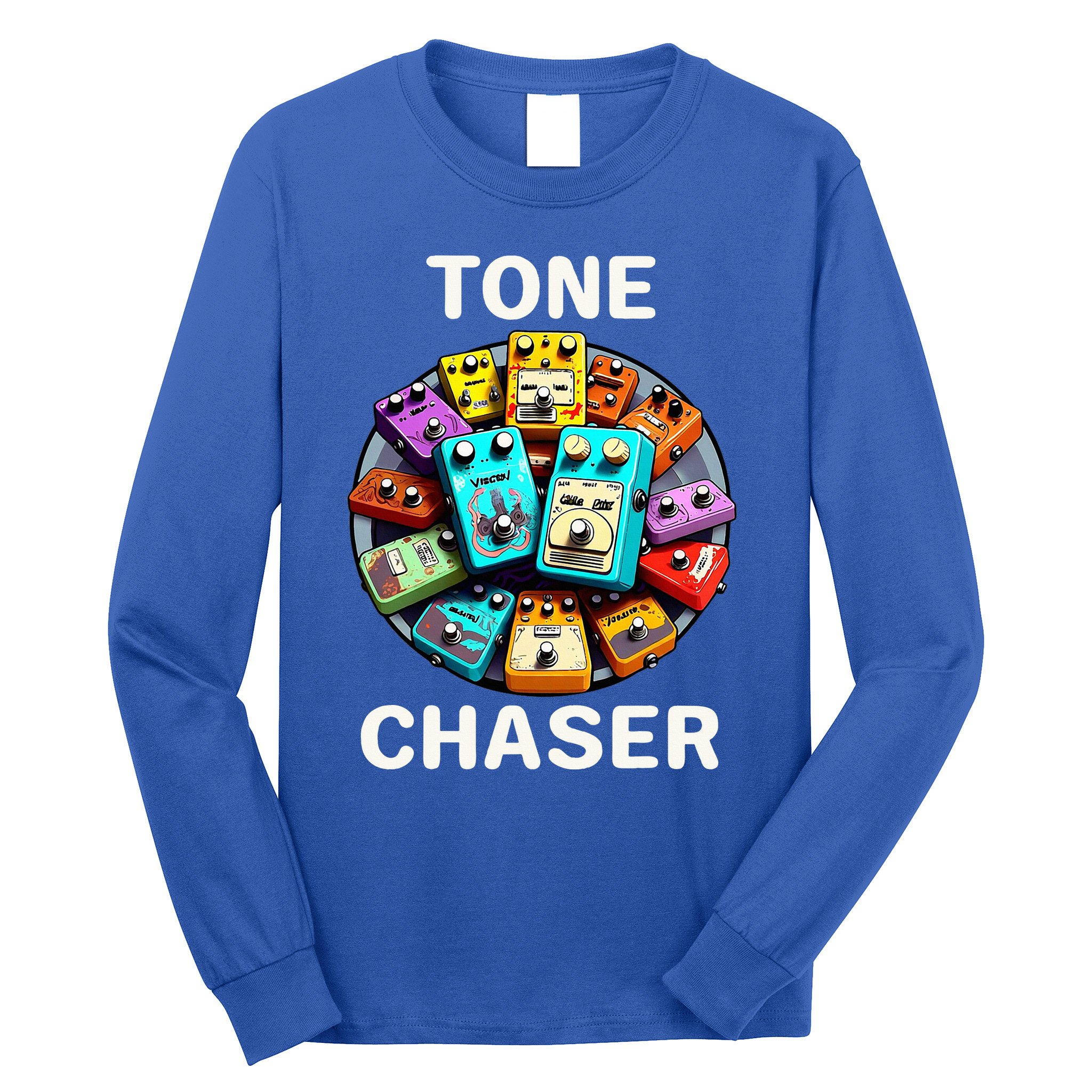 Guitar Player Tone Chaser Handwired Boutique Effects Pedals Long Sleeve Shirt