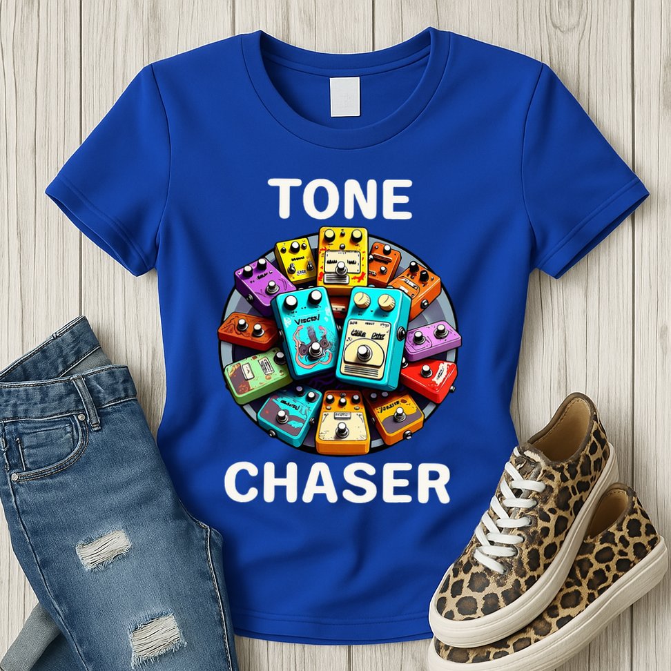 Guitar Player Tone Chaser Handwired Boutique Effects Pedals Womens T-Shirt