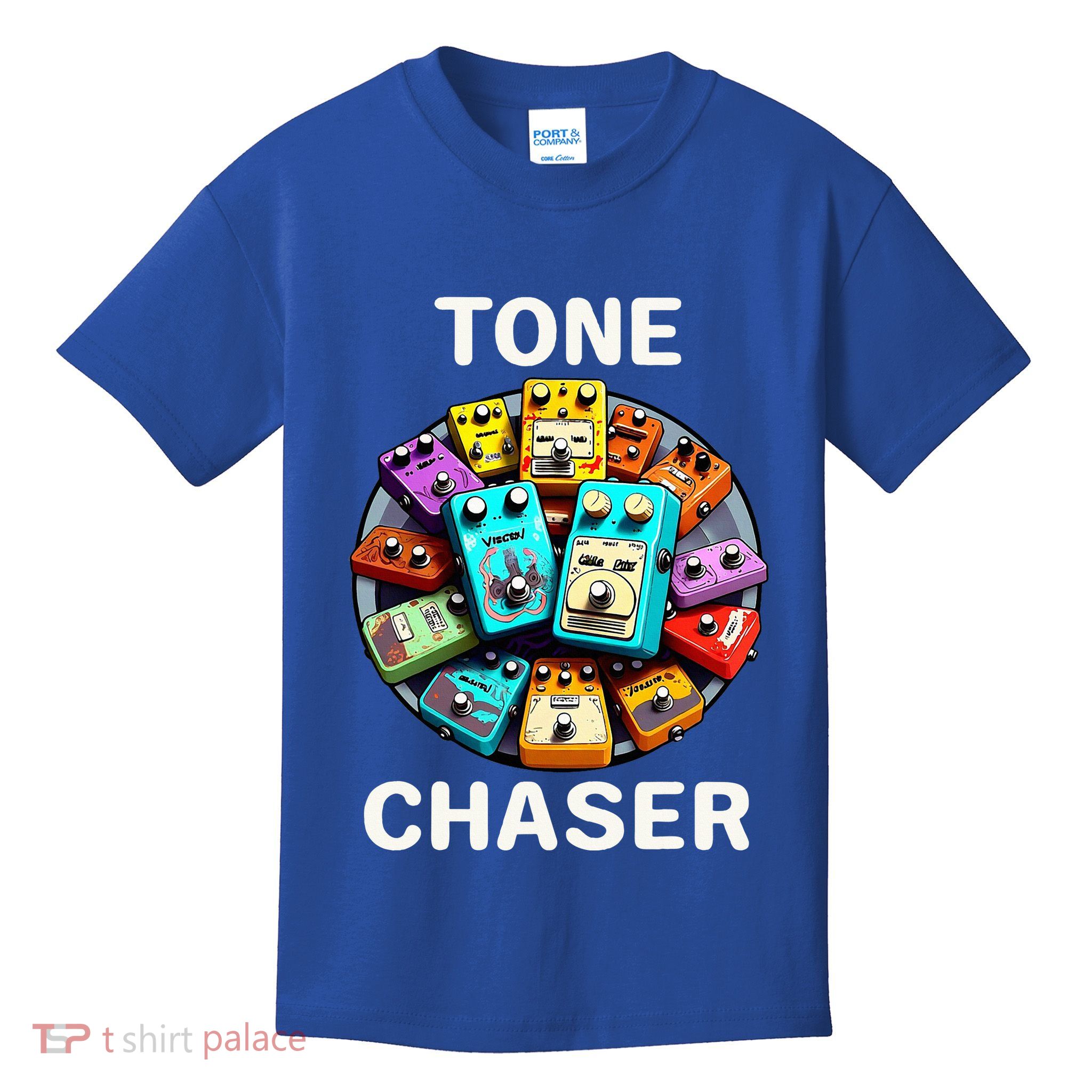Guitar Player Tone Chaser Handwired Boutique Effects Pedals Kids T-Shirt