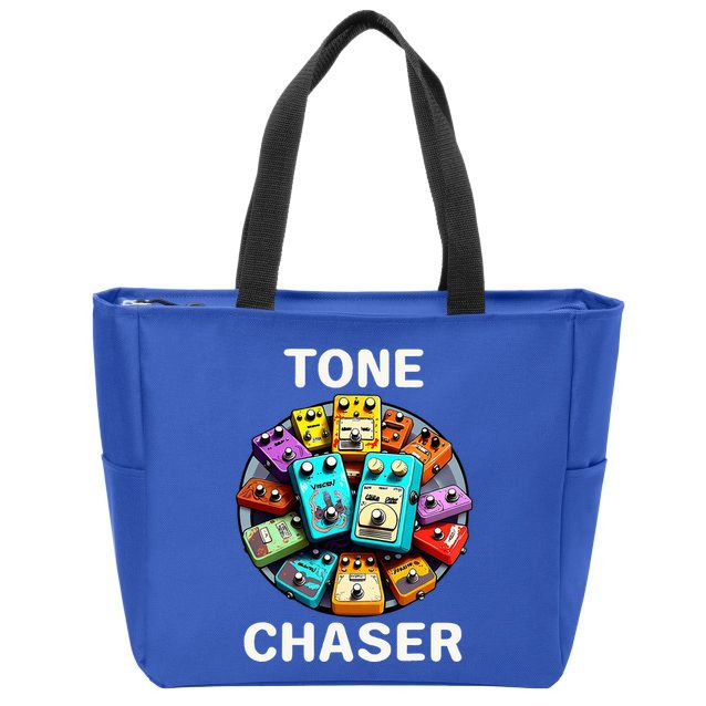 Guitar Player Tone Chaser Handwired Boutique Effects Pedals Zip Tote Bag