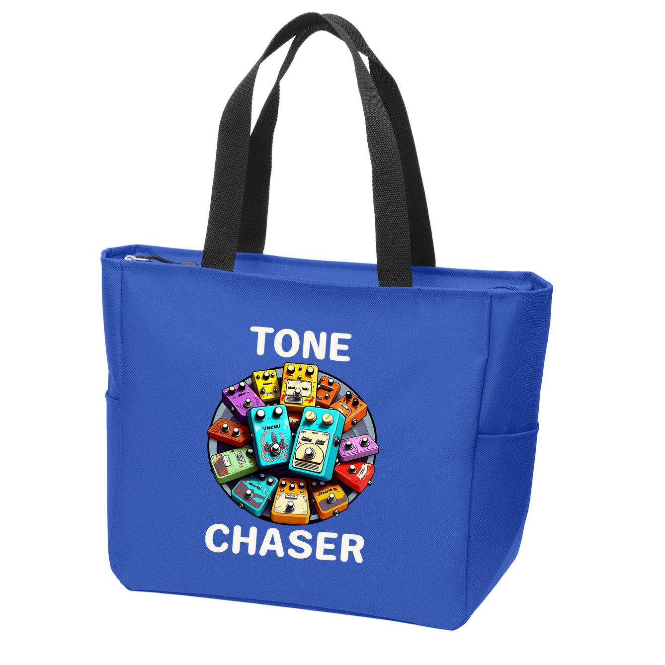Guitar Player Tone Chaser Handwired Boutique Effects Pedals Zip Tote Bag