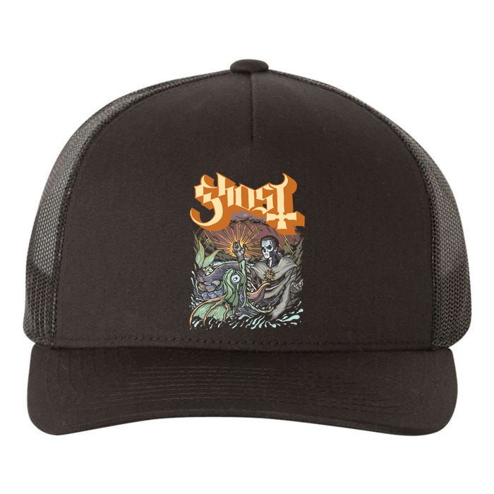 Ghost Papa & The Whale Yupoong Adult 5-Panel Trucker Hat