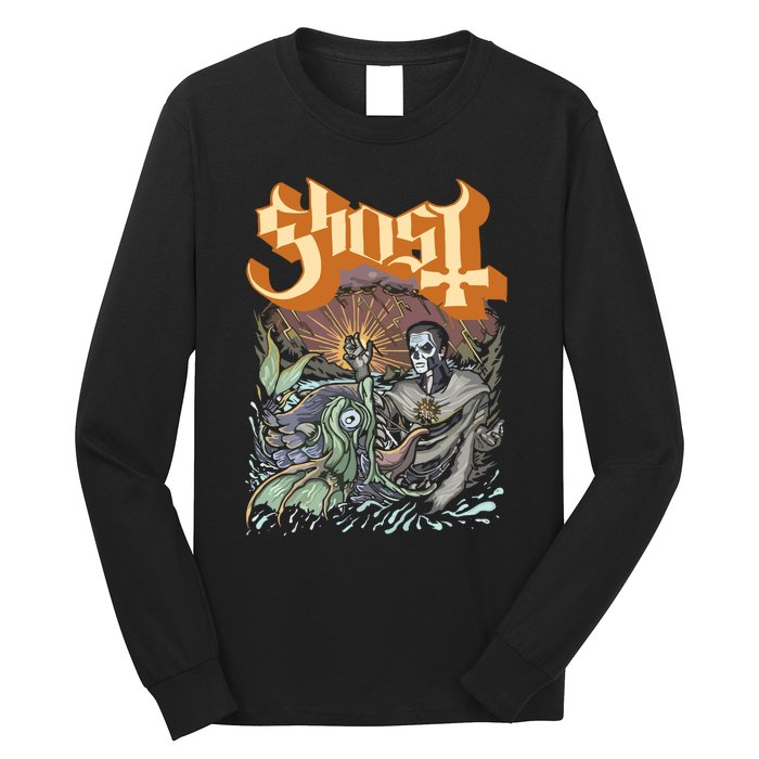 Ghost Papa & The Whale Long Sleeve Shirt