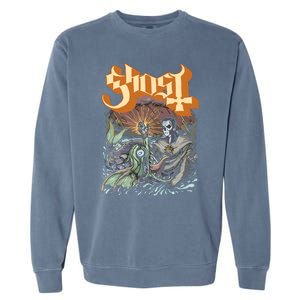 Ghost Papa & The Whale Garment-Dyed Sweatshirt