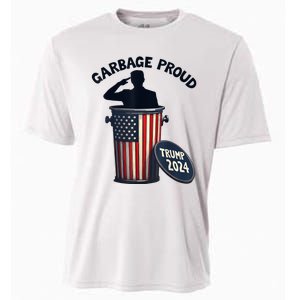 Garbage Proud To Be Garbage Vote Trump Supporters Cooling Performance Crew T-Shirt