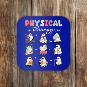 Ghost Physical Therapy Physical Therapist Halloween Groovy Great Gift Coaster