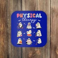 Ghost Physical Therapy Physical Therapist Halloween Groovy Great Gift Coaster