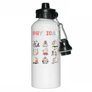 Ghost Physical Therapy Physical Therapist Halloween Groovy Great Gift Aluminum Water Bottle