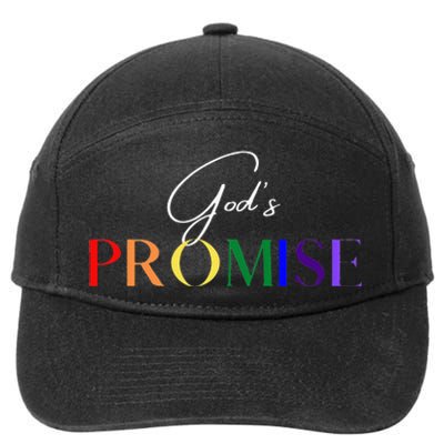 Gods Promise The Rainbow 7-Panel Snapback Hat