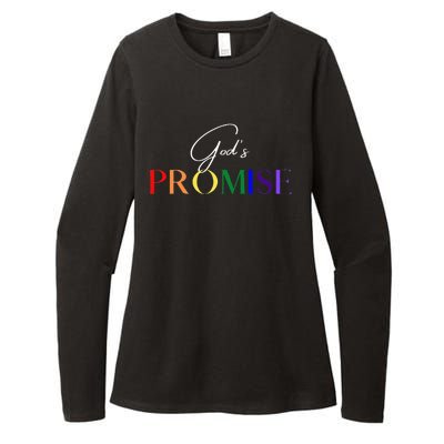 Gods Promise The Rainbow Womens CVC Long Sleeve Shirt