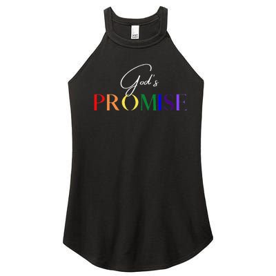 Gods Promise The Rainbow Women’s Perfect Tri Rocker Tank