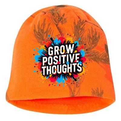 Grow Positive Thoughts Kati - Camo Knit Beanie