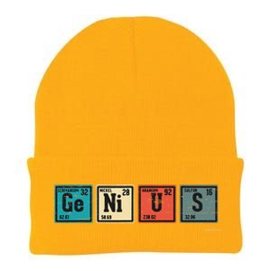 Genius Periodic Table Elements Chemistry Teacher Gift Knit Cap Winter Beanie