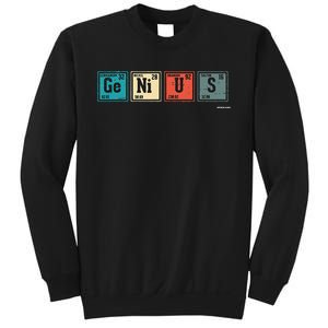 Genius Periodic Table Elements Chemistry Teacher Gift Sweatshirt