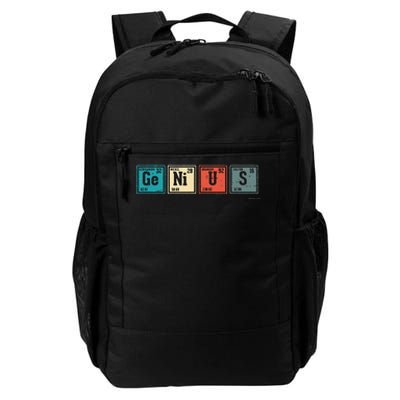 Genius Periodic Table Elements Chemistry Teacher Gift Daily Commute Backpack