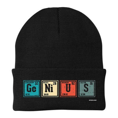 Genius Periodic Table Elements Chemistry Teacher Gift Beanie