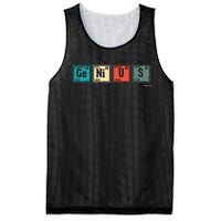 Genius Periodic Table Elements Chemistry Teacher Gift Mesh Reversible Basketball Jersey Tank