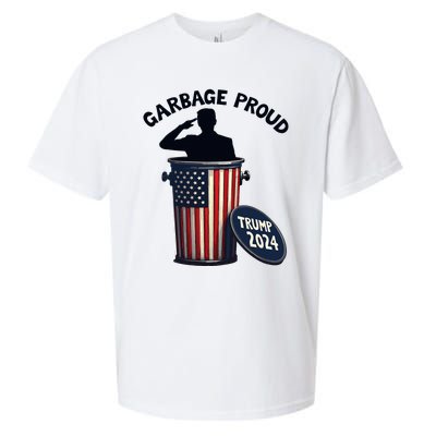 Garbage Proud To Be Garbage Vote Trump Supporters Sueded Cloud Jersey T-Shirt