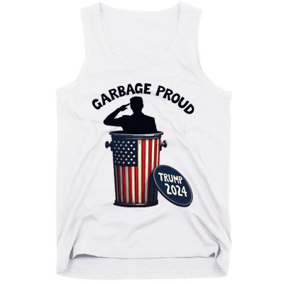 Garbage Proud To Be Garbage Vote Trump Supporters Tank Top