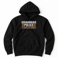Grammar Police To Serve And Correct, Teachers Grammar Hoodie