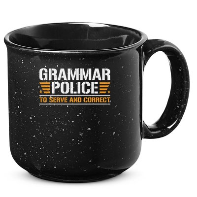 Grammar Police To Serve And Correct, Teachers Grammar 15oz Campfire Ceramic Mug
