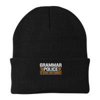 Grammar Police To Serve And Correct, Teachers Grammar Beanie