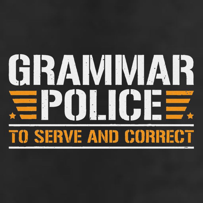 Grammar Police To Serve And Correct, Teachers Grammar Beanie
