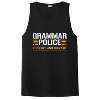 Grammar Police To Serve And Correct, Teachers Grammar PosiCharge Competitor Tank