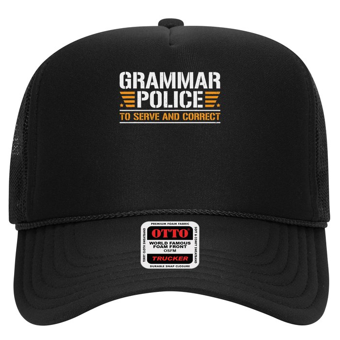 Grammar Police To Serve And Correct, Teachers Grammar Hat