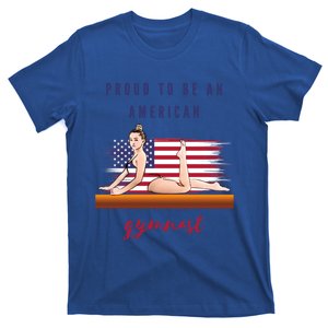 Gymnastics Proud To Be An American Gymnast Great Gift T-Shirt