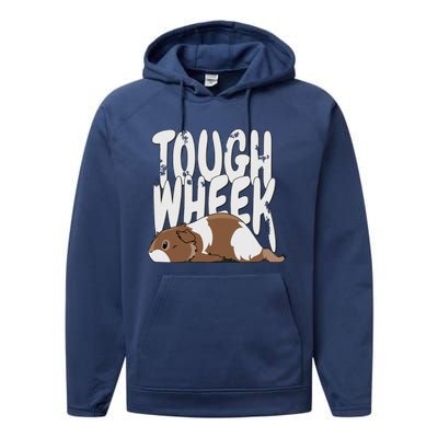 Guinea Pig Tough Wheek Brown Cream Guinea Pig Pet Performance Fleece Hoodie