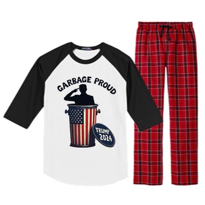 Garbage Proud To Be Garbage Vote Trump Supporters Raglan Sleeve Pajama Set