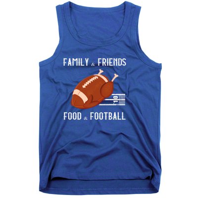 Gobble Player Turkey Gift Football Thanksgiving Turkey Gift Tank Top