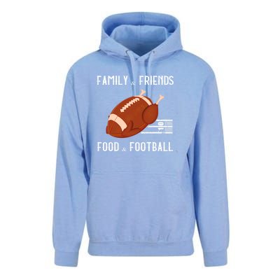 Gobble Player Turkey Gift Football Thanksgiving Turkey Gift Unisex Surf Hoodie