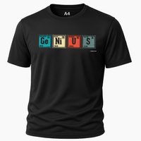 Genius Periodic Table Elements Chemistry Teacher Gift Cooling Performance Crew T-Shirt