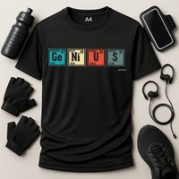 Genius Periodic Table Elements Chemistry Teacher Gift Cooling Performance Crew T-Shirt