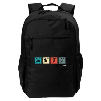 Genius Periodic Table Elements Chemistry Teacher Gift Backpack