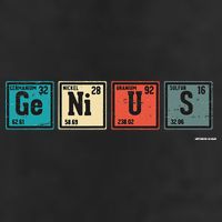 Genius Periodic Table Elements Chemistry Teacher Gift Adult Drive Performance Visor