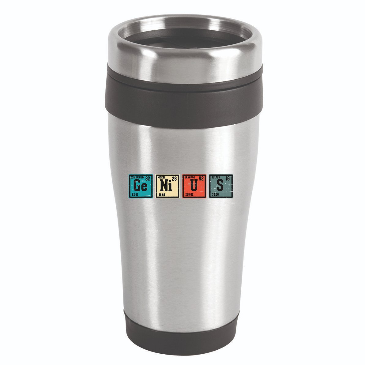 Genius Periodic Table Elements Chemistry Teacher Gift 16oz Travel Tumbler