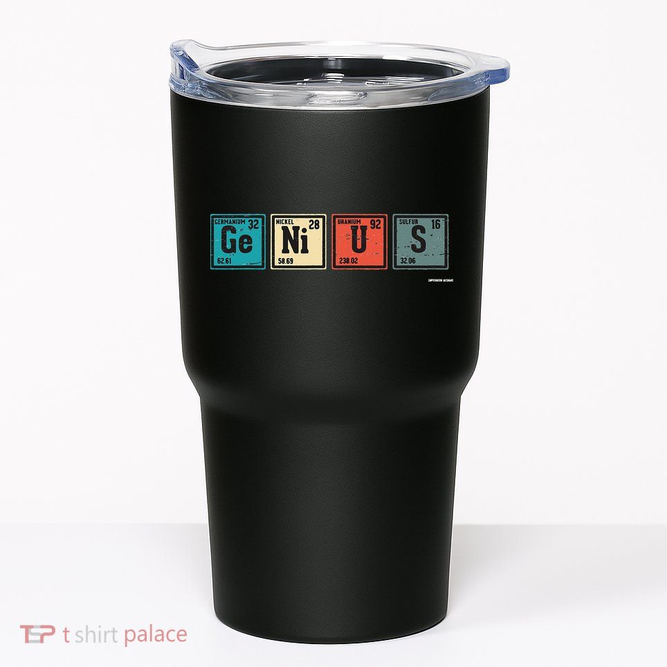 Genius Periodic Table Elements Chemistry Teacher Gift Tumbler