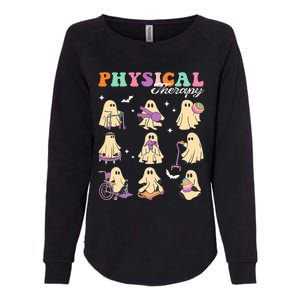 Ghost Physical Therapy Physical Therapist Halloween Groovy Womens California Wash Sweatshirt