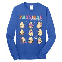 Ghost Physical Therapy Physical Therapist Halloween Groovy Long Sleeve Shirt