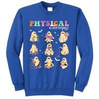 Ghost Physical Therapy Physical Therapist Halloween Groovy Sweatshirt