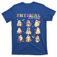 Ghost Physical Therapy Physical Therapist Halloween Groovy T-Shirt