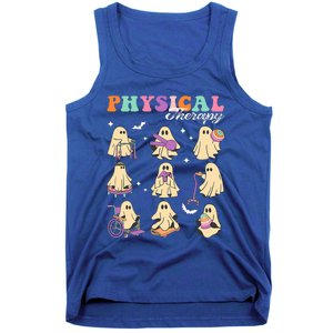 Ghost Physical Therapy Physical Therapist Halloween Groovy Tank Top